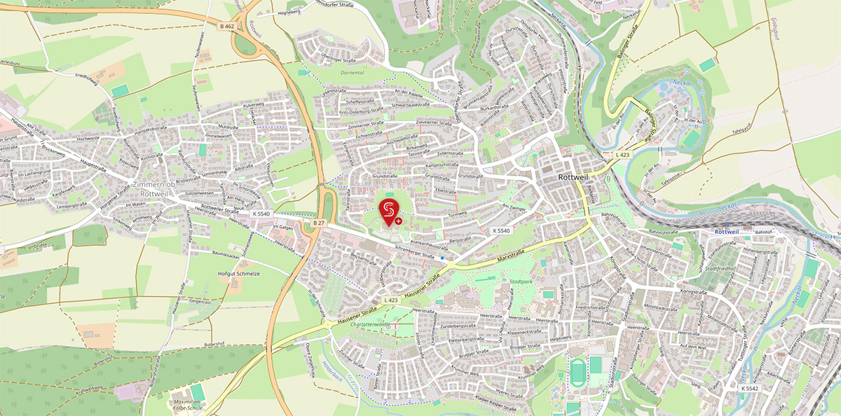 Öffnet Karte in GoogleMaps